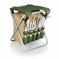 Gardener Folding Seat w/ 5 Gardening Tools and Removable Tote